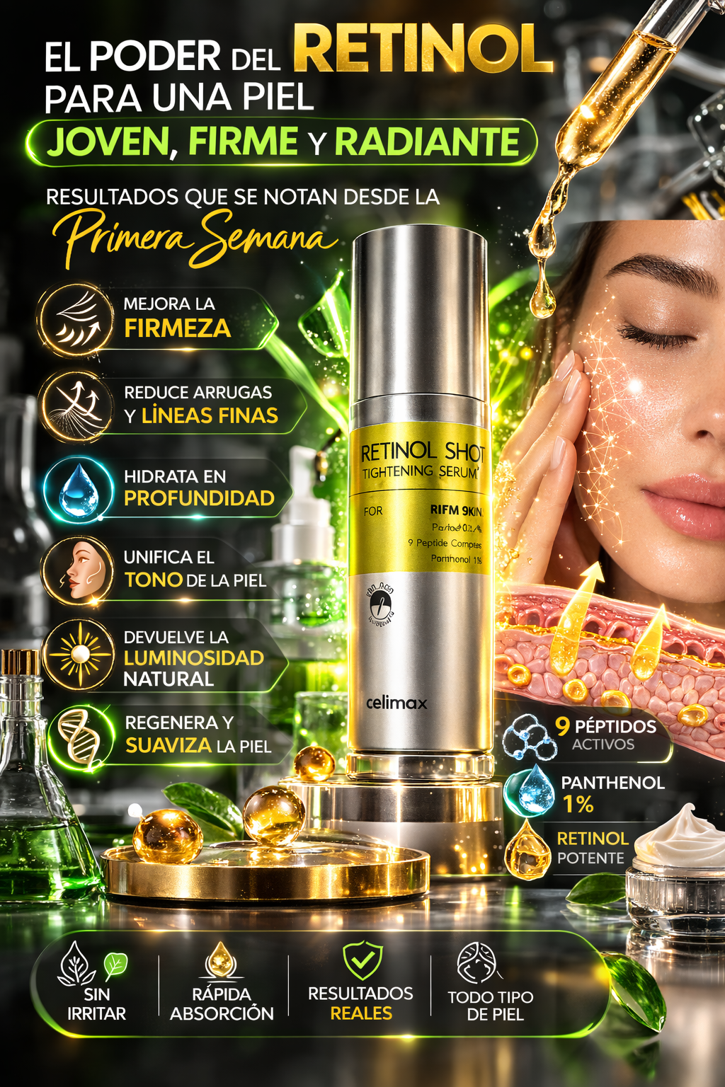 RETINOL SHOT SERUM TRATAMIENTO ANTIARRUGAS