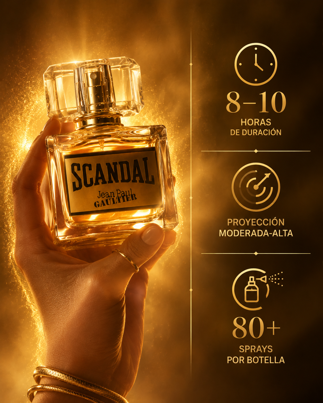 SCANDAL LE PARFUM - Fragancia Para Mujeres Con Presencia 30ML