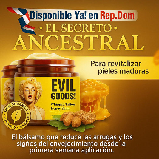 EVIL GOOD - Crema facial nutritiva con sebo natural
